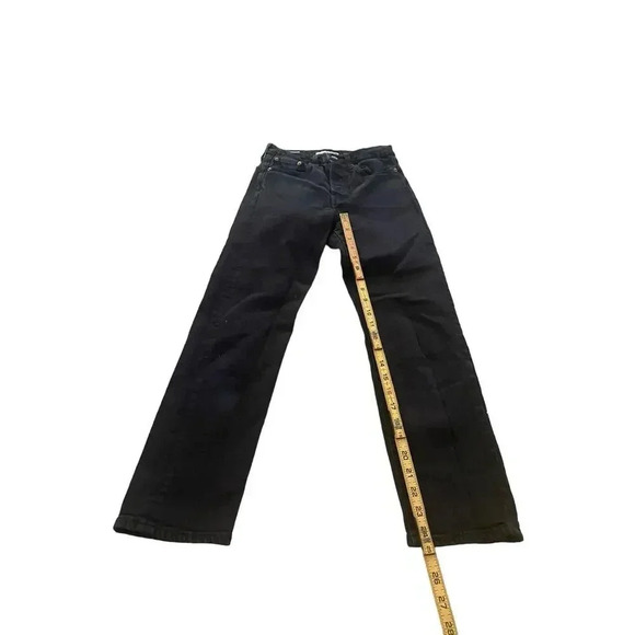 Levi's Premium Black Wedgie Straight 5-Pocket Design Pants Size 24 - Picture 5 of 10